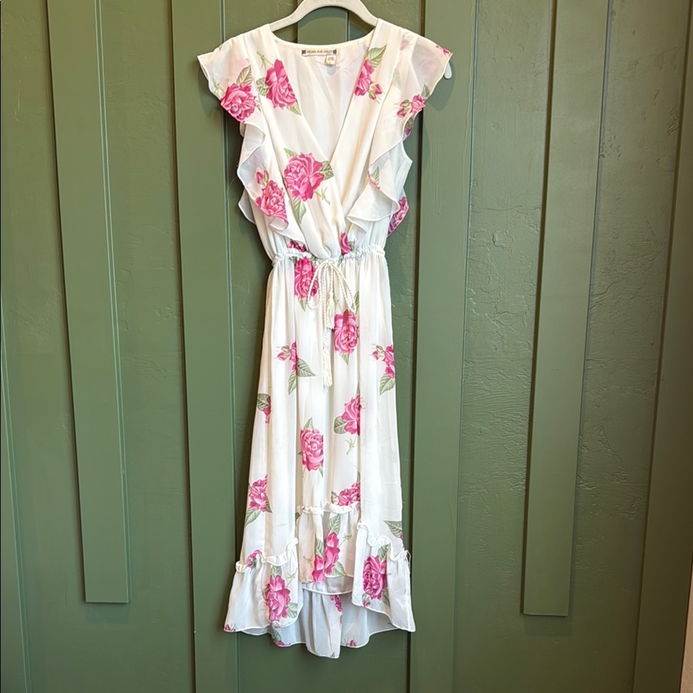 Floral Ruffle Maxi Dress